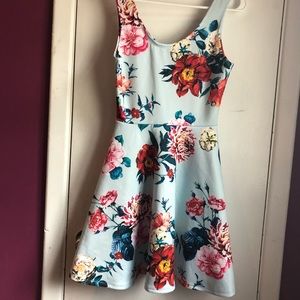 Light blue flower dress